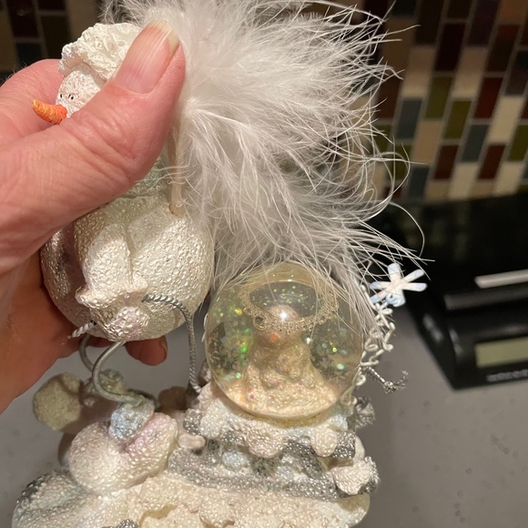 Snowman with snow globe decoration - Picture 4 of 7
